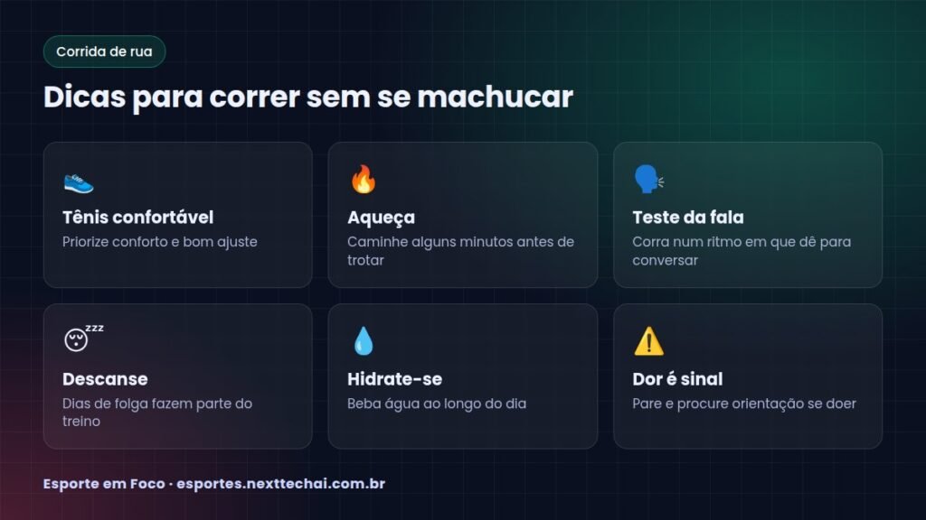 Dicas para correr sem se machucar