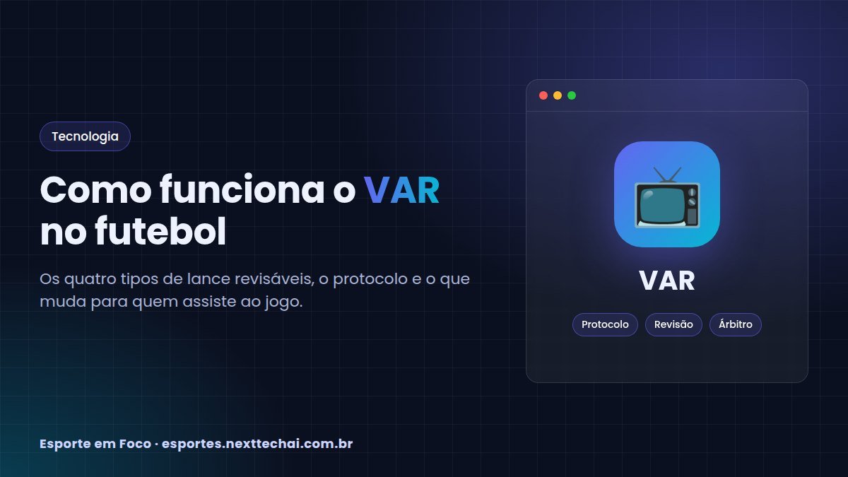 Como funciona o VAR no futebol: regras, lances e protocolo